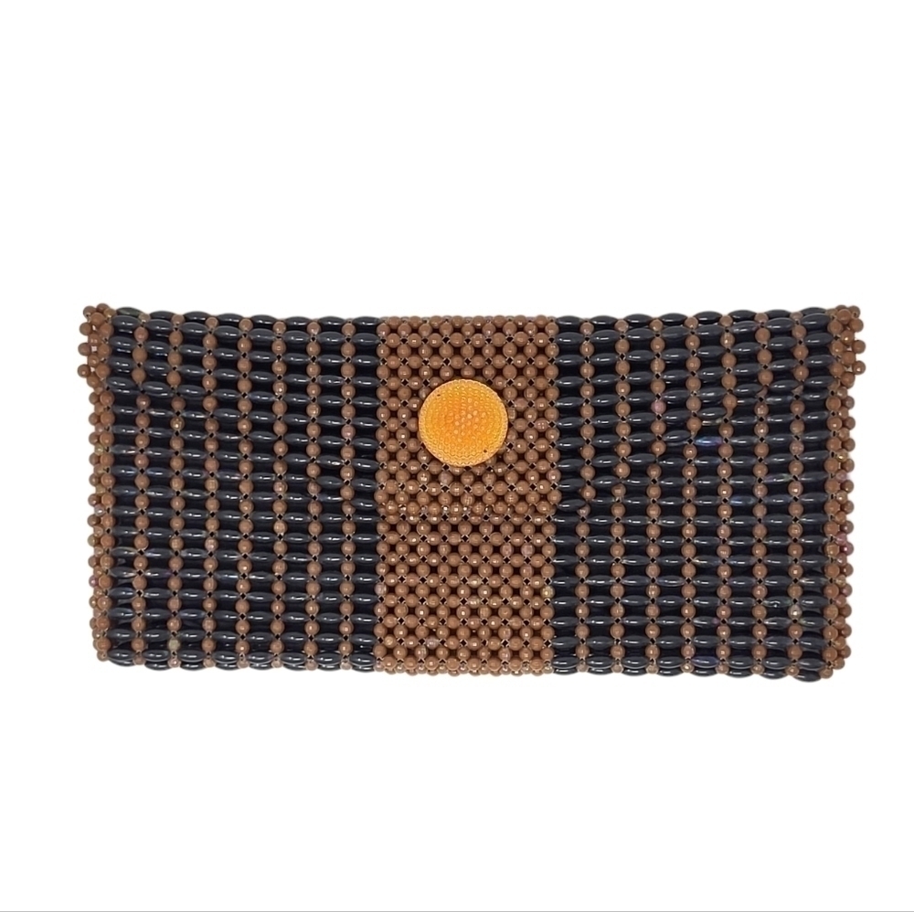 VTG beaded envelope clutch bag